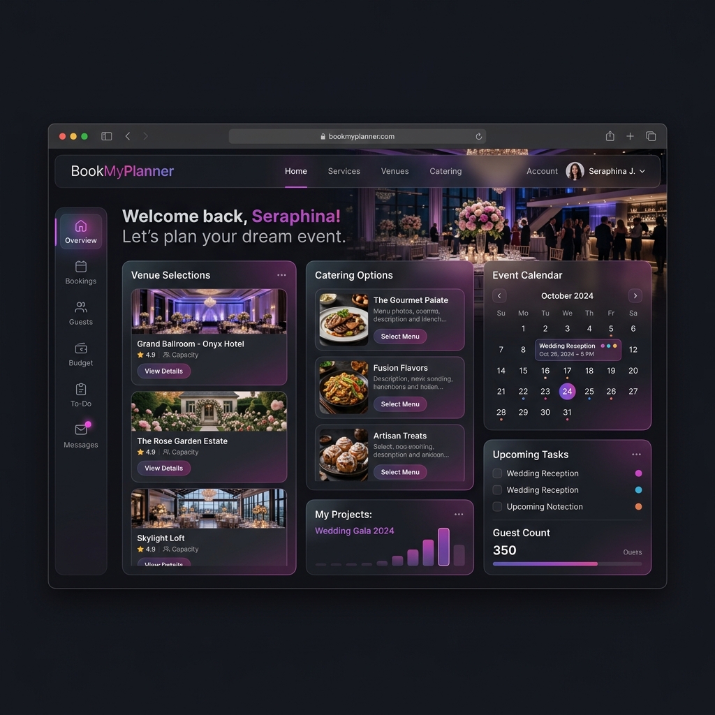 BookMyPlanner Event Planning Project